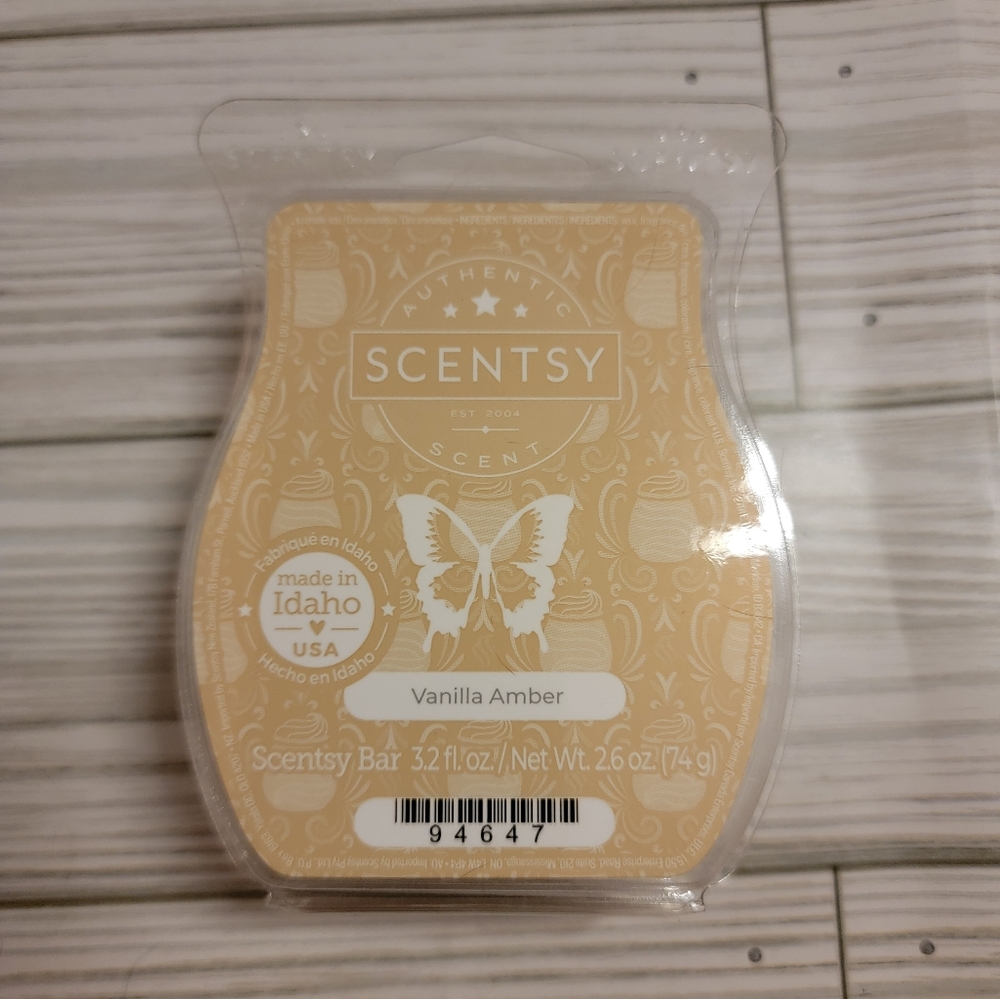 Scentsy Bar in Vanilla Amber